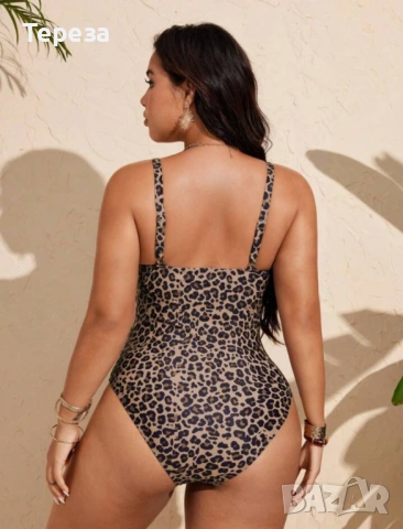 🆕️ Бански в леопардов принт / XL, снимка 5 - Бански костюми - 54252481