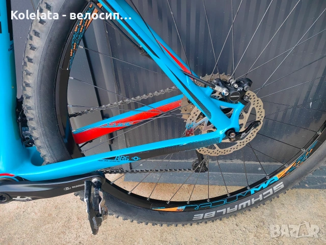 29", CUBE, карбонов, XL, Rockshox, Deore XT, планински велосипед, снимка 9 - Велосипеди - 55253763