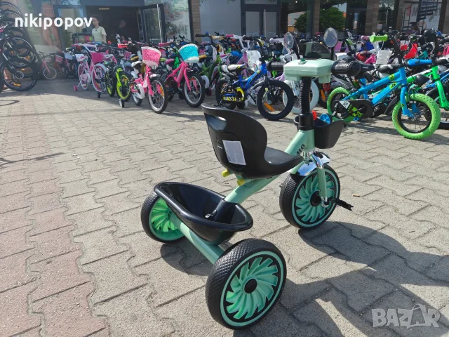 BYOX Триколка TWIDDLE зелен, снимка 11 - Детски велосипеди, триколки и коли - 55440729