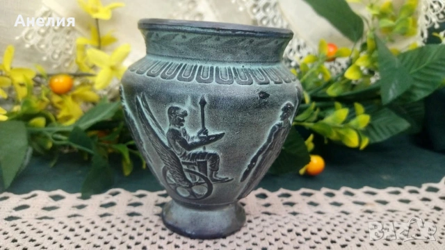 Ваза със сцени! Стилна! , снимка 2 - Вази - 54224053