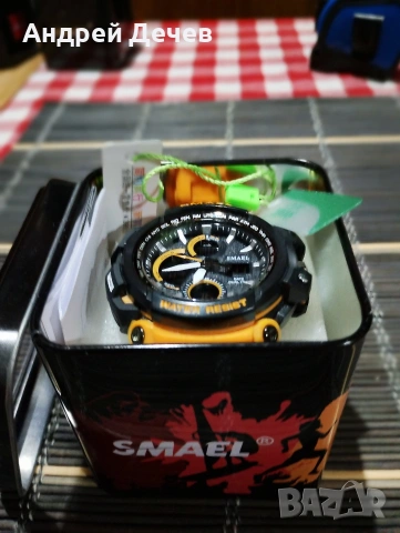 кварцов часовник Smael, снимка 3 - Мъжки - 53950168