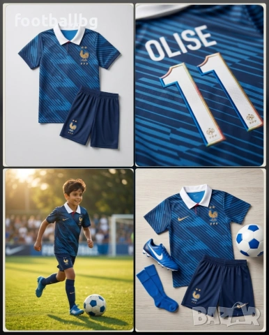 OLISE 11 MBAPPE 10 🇫🇷🇫🇷 детско юношески футболни екипи НОВО 2026-27 година , снимка 12 - Футбол - 32104933