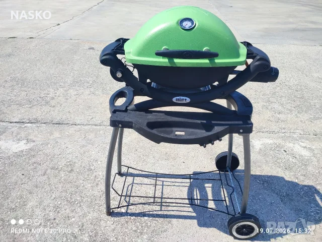 ГАЗОВО БАРБЕКЮ WEBER Q1200, снимка 4 - Барбекюта - 55345311