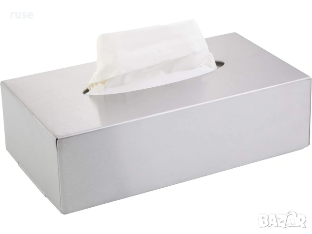НОВА! Кутия за козметични кърпи салфетки неръждаема стомана