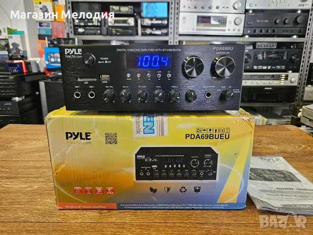 Ресивър Pyle PDA69BUEU – Система с Bluetooth, USB и FM, снимка 2 - Ресийвъри, усилватели, смесителни пултове - 55428870