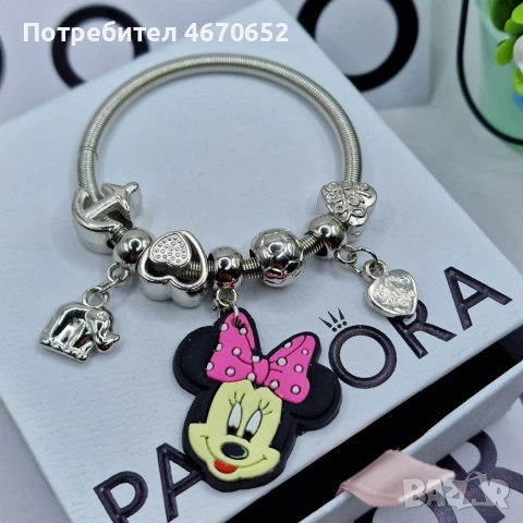 Minnie Charm Bracelet 🎀 | детска гривна с висулки