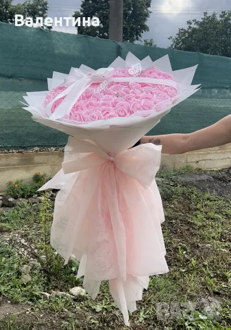 Букет от 101 вечни рози🌸
