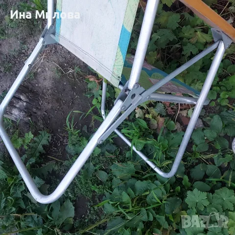 2 бр.сгъваеми алуминиеви столове за къмпинг, снимка 2 - Къмпинг мебели - 55425896