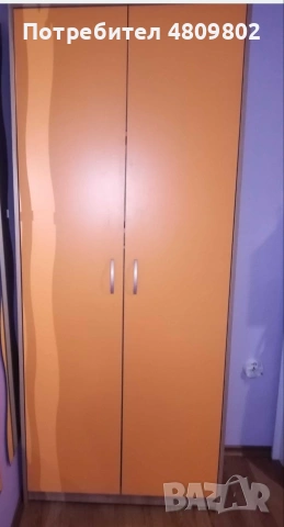 ГАРДЕРОБ двукрилен, снимка 2 - Гардероби - 54332895