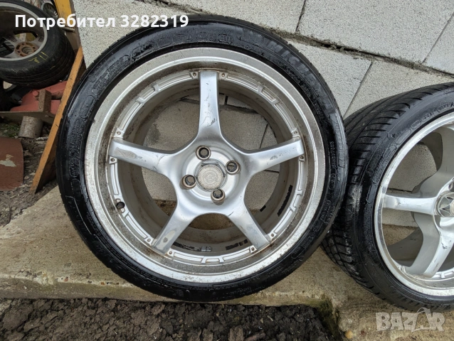 BSA 17 4x100 7J ET40 205/45/17, снимка 6 - Гуми и джанти - 54222048