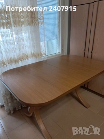 Трапезна маса от дърво масив, снимка 3 - Маси - 54321420