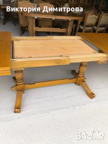 Разтегателна трапезна маса 2,60 м. (01-143.1), снимка 9 - Маси - 54152233