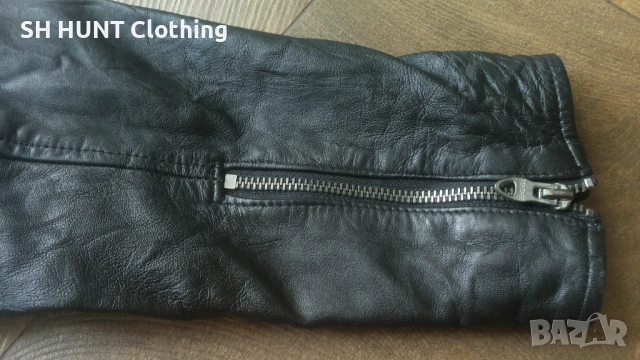 Jack & Jones RICHARD LEATHER Jacket Размер L мъжко яке естествена кожа 15-27, снимка 11 - Якета - 54803773