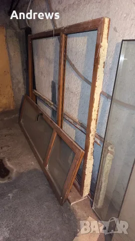 PVC дограма кафява 