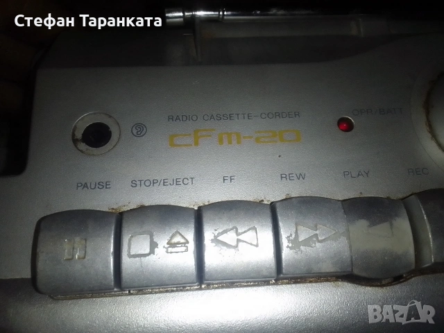 Радио касетофон SONY работи си на касети , снимка 3 - Радиокасетофони, транзистори - 55272232