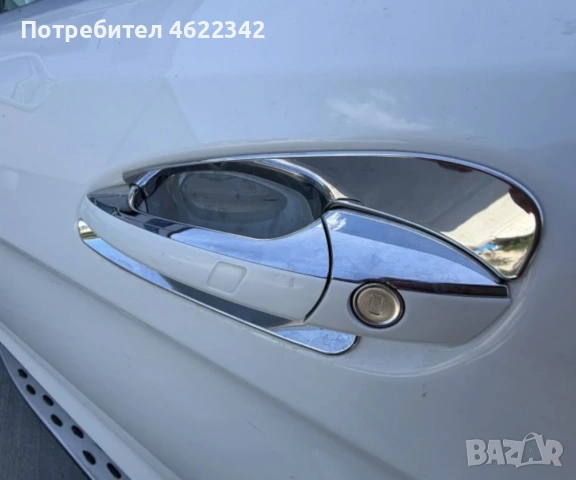 хром капачки под дръжките на вратите за Мерцедес GL X166 ML W166 C class W204 GLK X204, снимка 6 - Части - 55249104
