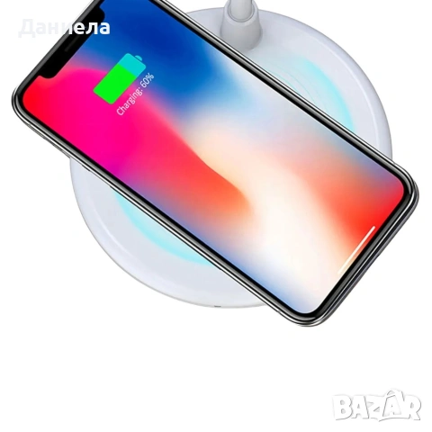 Настолна LED лампа 3 в 1 - Безжично зарядно 5W и Bluetooth високоговорител, снимка 7 - Други - 55105829
