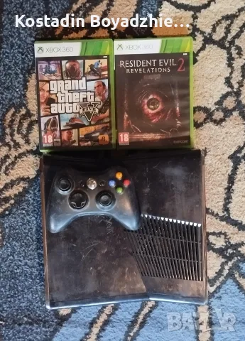 XBOX360 с контролер и игри 