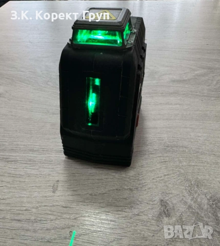 Лазерен нивелир Parkside Performance hg08301 зелен лъч, снимка 6 - Измервателни инструменти - 54633295