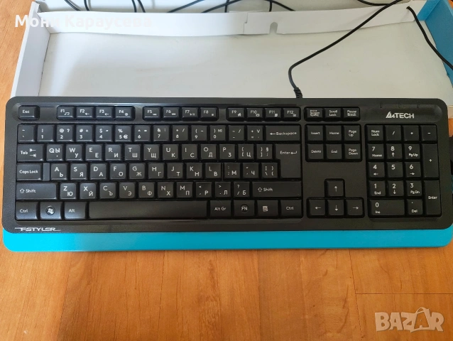 Комплект клавиатура и мишка A4TECH Fstyler F1010 с USB кабел, снимка 7 - Клавиатури и мишки - 54398647