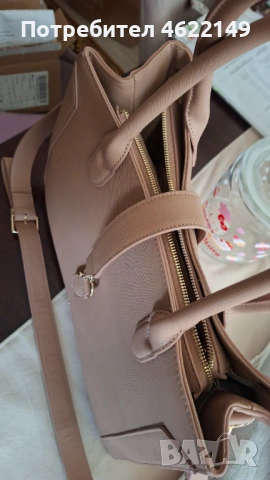  Чанта Lasocki бежева, снимка 6 - Чанти - 54240873
