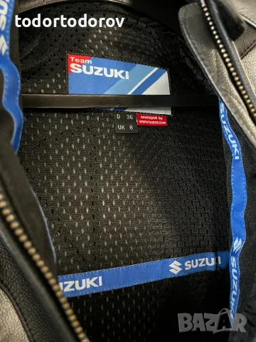 Дамско кожено яке BUSE SUZUKI GSXR EDITION ,36-S,гърбица,карбонови протектори 252.30 лв. / 129 €, снимка 7 - Аксесоари и консумативи - 55591944