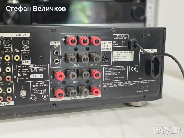 🛠️ ЗА РЕМОНТ ИЛИ ЧАСТИ! Висок Клас Ресивър Sony STR-DB725 QS Серия (С Проблем) 🇯🇵🔊, снимка 9 - Ресийвъри, усилватели, смесителни пултове - 55021764