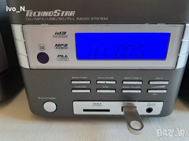Микро аудиосистема TechnoStar MCD 7000 / FM радио/ CD/ SD карта / USB/ AUX., снимка 2 - Аудиосистеми - 55331888