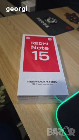 Продавам XIAOMI REDMI NOTE 15 5G 128GB, снимка 2 - Xiaomi - 55126943