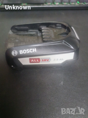Батерия Bosch PBA 18v 2.5Ah W-B, снимка 2 - Други инструменти - 55065006