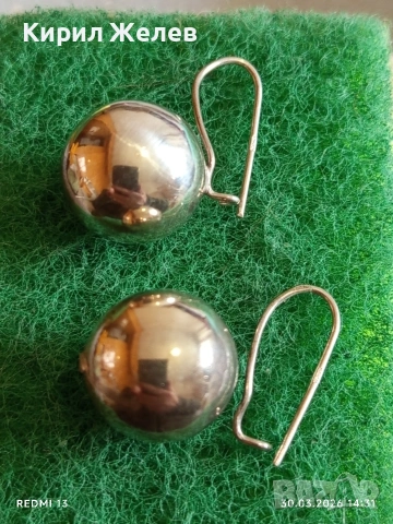 Класически модел сребърни обеци подходящ аксесоар за ежедневието 39771