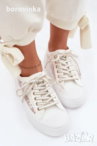 Дамски маратонки с връзки на платформа Lee Cooper LCW-26-44-4480, снимка 2 - Дамски ежедневни обувки - 55602494