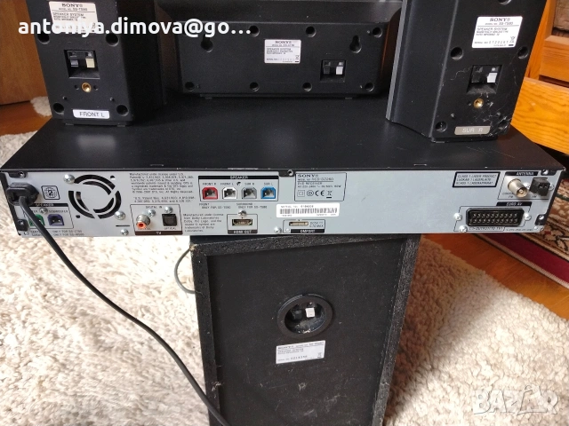 Кино CD DVD система Sony HCD DZ 260 за ремонт , снимка 3 - Аудиосистеми - 54390266