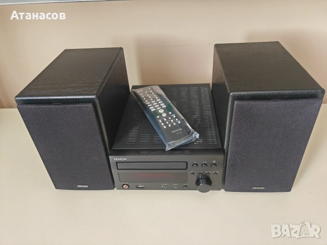 Denon RCD M 37 с дистанционно и тонколони SC M37 , снимка 12 - Аудиосистеми - 55085148