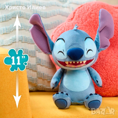 Плюшена смееща се играчка Стич Disney Stitch, снимка 4 - Плюшени играчки - 55134727