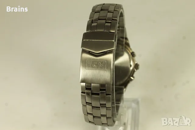 Мъжки Ръчен Часовник TCM Quartz Chronograph Germany, снимка 7 - Мъжки - 55543634