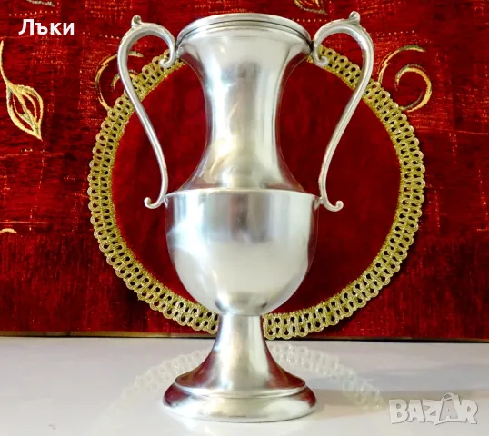 Калаена ваза,кана в стил Ампир 21 см. 