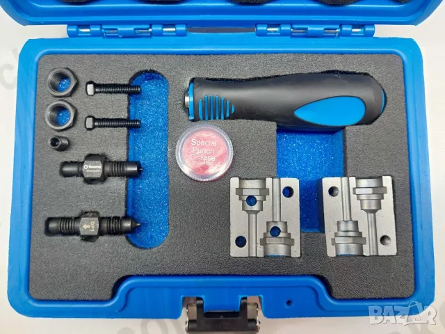 Комплект инструменти за пресоване на спирачни тръбички 4.75mm и 3/16"SAE, снимка 2 - Други инструменти - 55541777