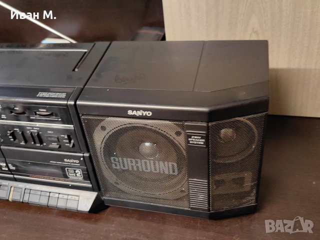 Радиокасетофон Sanyo M803SR , снимка 5 - Радиокасетофони, транзистори - 54426932
