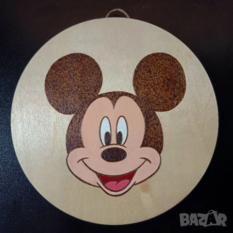 Мики Маус - Ръчна пирография - Disney - Mickey Mouse