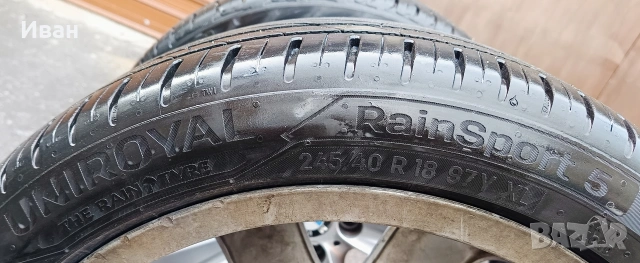 245/40/18 UNIROYAL Rain Sport 5 97Y XL DOT 0724, снимка 4 - Гуми и джанти - 54487957