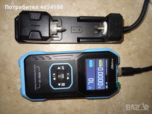 Уред за измерване вътрешното съпротивление на литиево йонни батерии