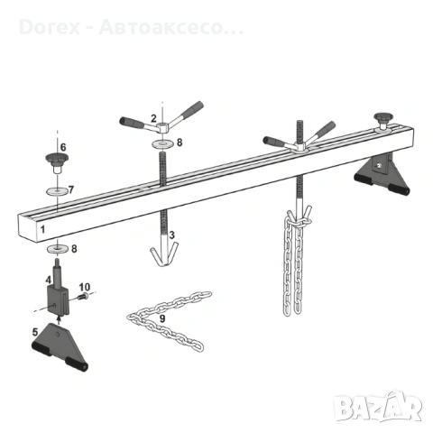 Греда за укрепване двигател, снимка 3 - Аксесоари и консумативи - 53973018
