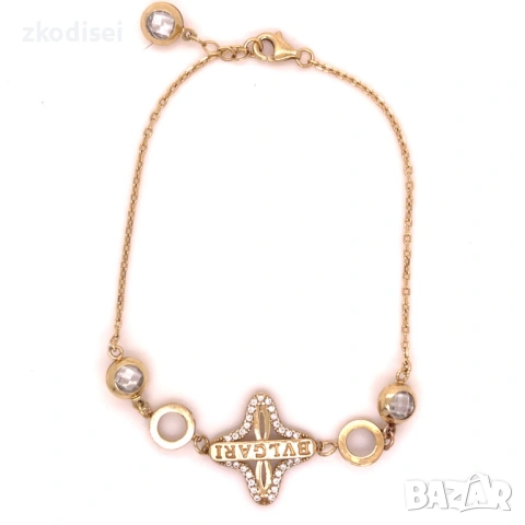 Златна дамска гривна Bulgari 4,70гр. 21,0см. 14кр. проба:585 модел:38189-3