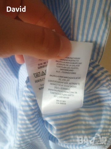 Оригинална Мъжка риза Ralph Lauren, снимка 5 - Ризи - 54519694