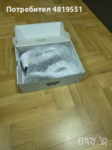 Страхотни баскетболни обувки Air Jordan Luka 4 "White Cement" - размер 45, снимка 6 - Спортни обувки - 54541826