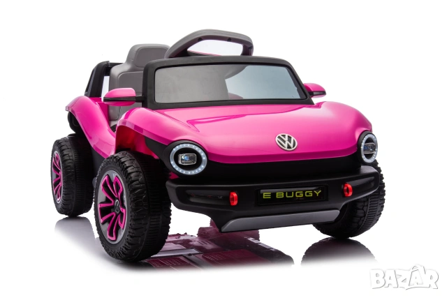Акумулаторна кола Licensed Volkswagen E Buggy Pink, снимка 3 - Детски велосипеди, триколки и коли - 55229707