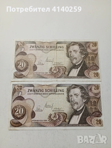 АВСТРИЯ БАНКНОТИ 