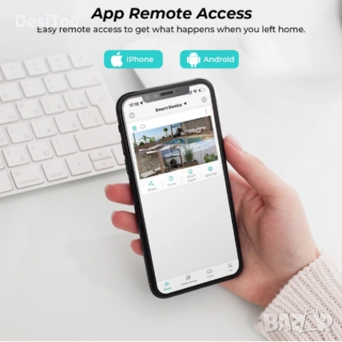 📹🔥 6MP ДВОЙНА PTZ WiFi КАМЕРА 🔥📹, снимка 4 - IP камери - 54500317