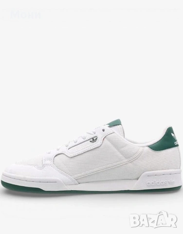 ADIDAS Baskets Continental 80 Shoes White    Мъжки маратонки Adidas в бял цвят със зелен акцент, изр